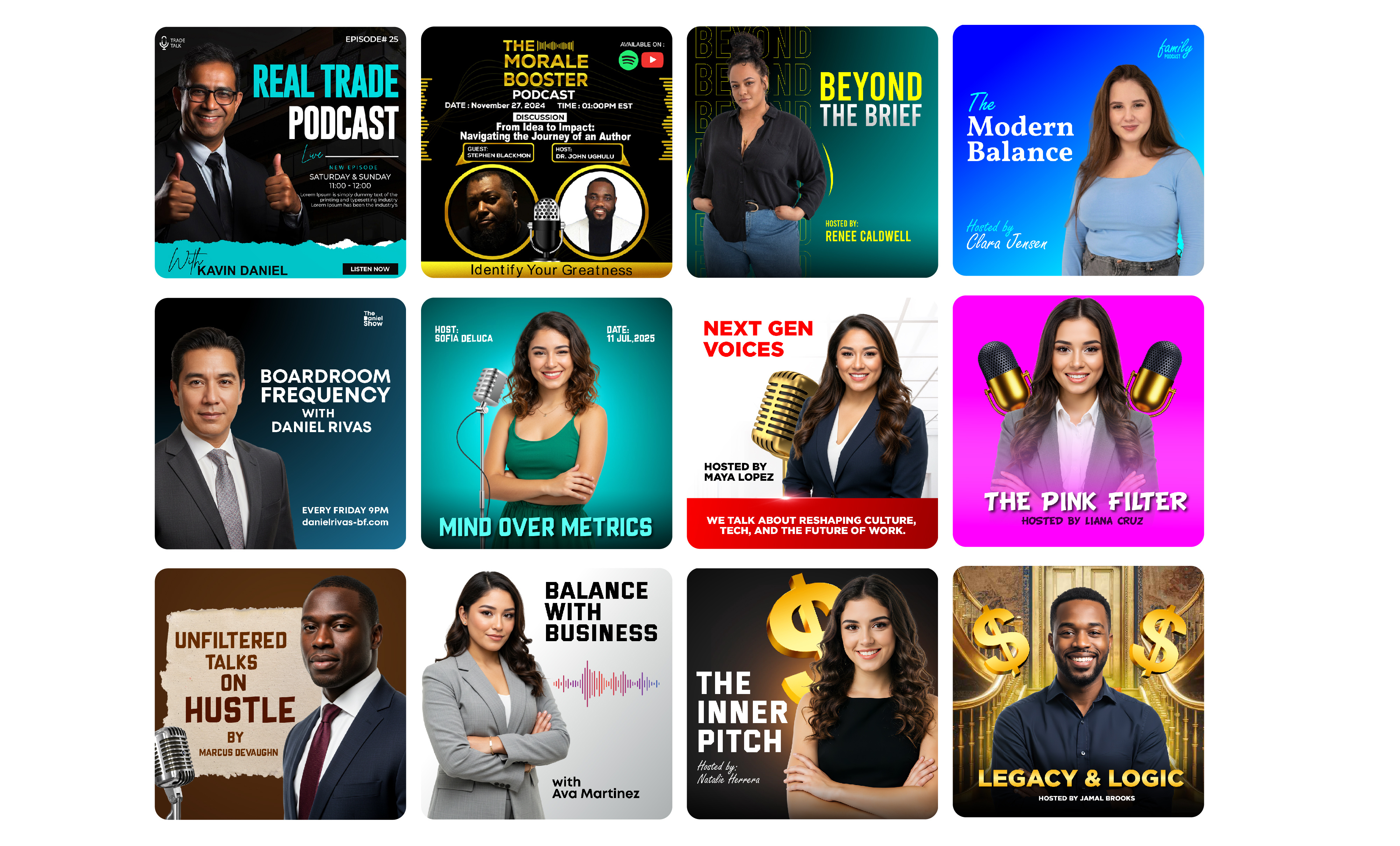 Example of Podcast Cover Design 