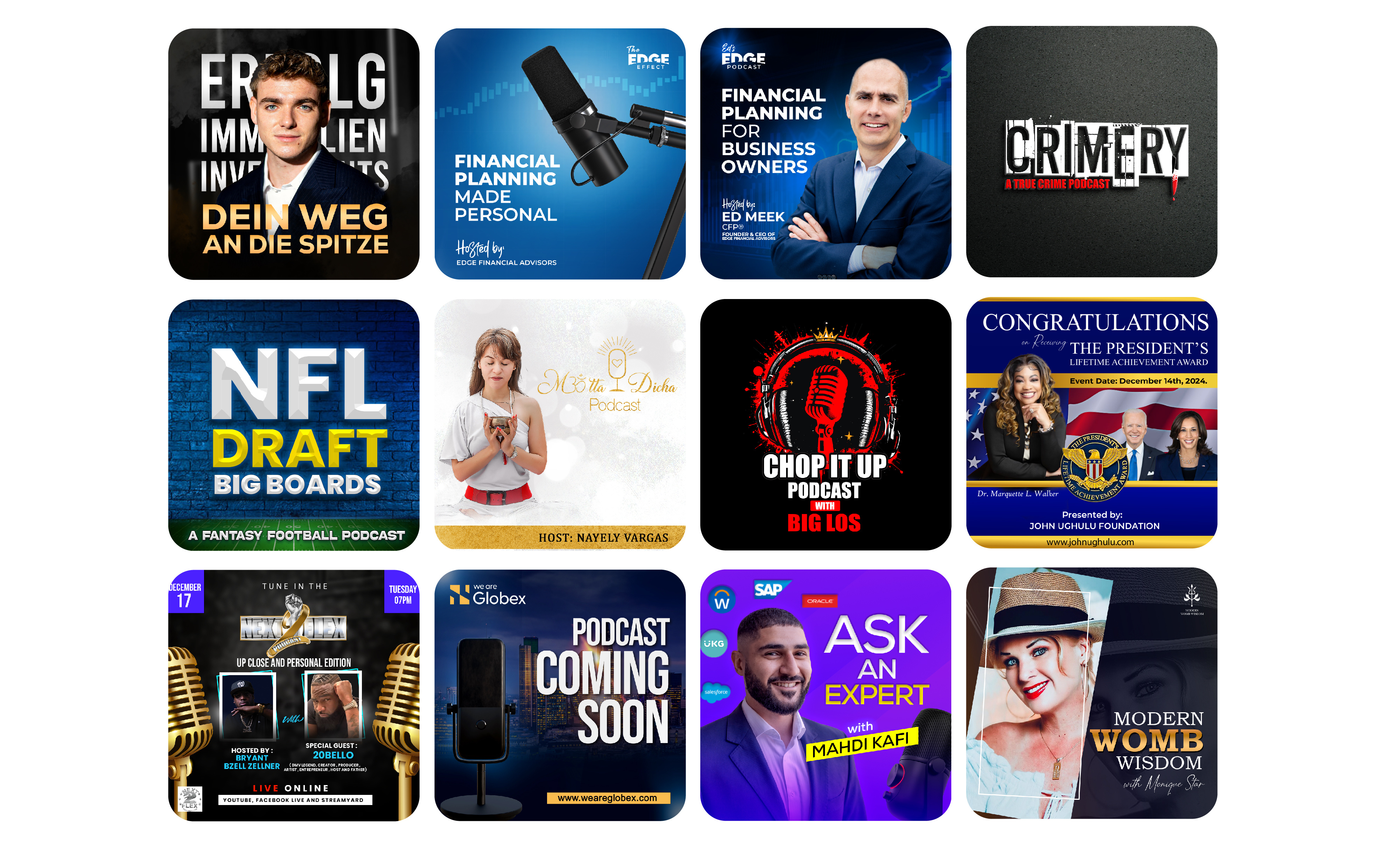 Example of Podcast Cover Design 