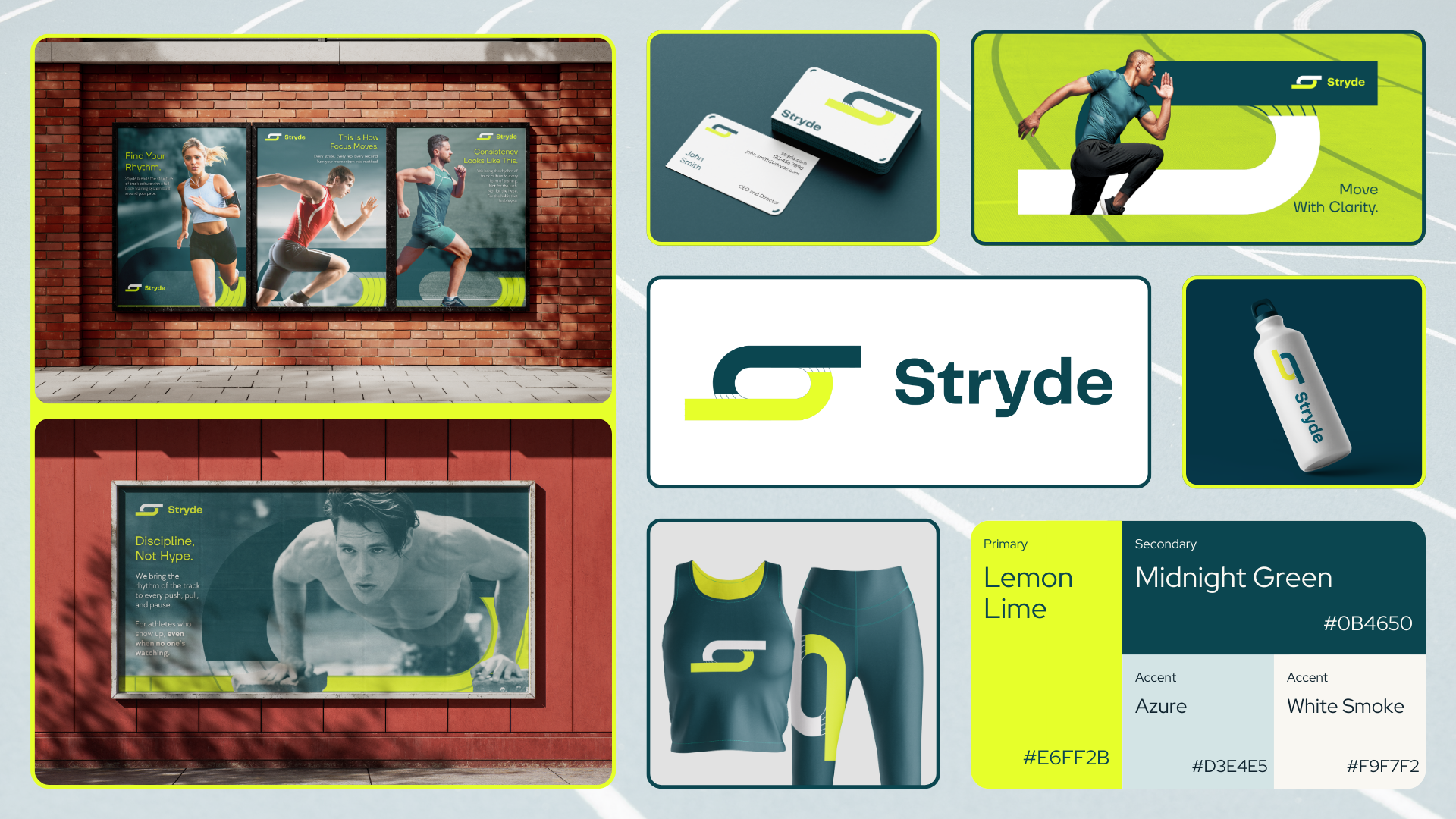 Stryde — Performance Brand Identity brand identity branding identity design performance brand sports branding