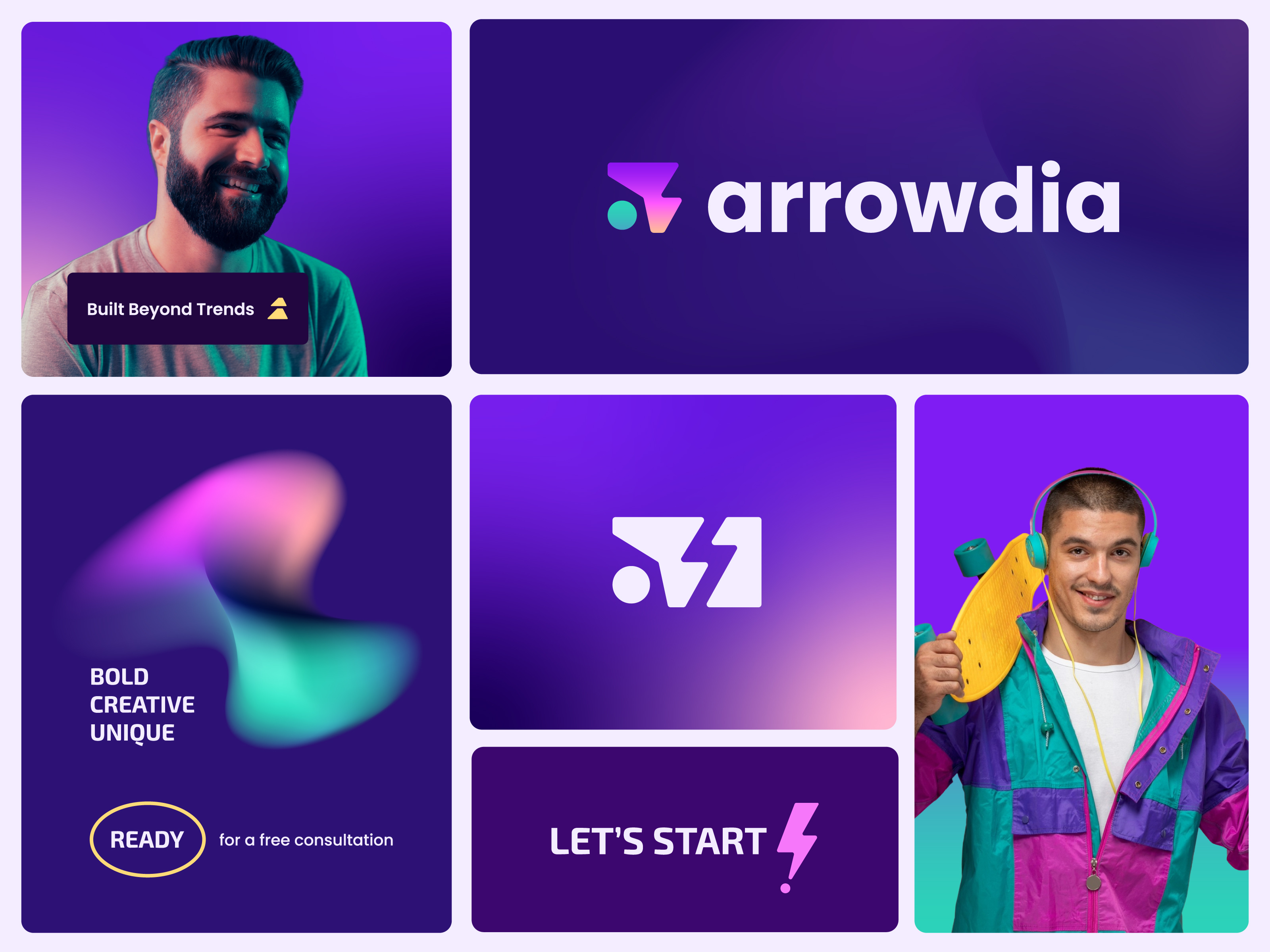 Arrowdia - Branding Design arrowdia brand guidelines brand identity design branding design design agency logo design