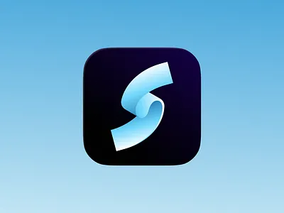 Dynamic Ribbon - Sleek App Icon Design app icon app logo brand identity creative logo icon design logo logo design minimalist design modern design tech tech branding visual identity