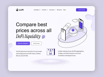 DeFi Liquidity | Cross-Chain Price Comparison & Swap Interface blockchainbridge crosschainswap cryptodesign defi defi ai defi platform defi website design defiux fintech swap tokenswap uxdesign web design web site web3 web3experience website