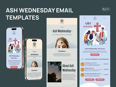 Ash Wednesday Email Design design email email builder email campaign email design email marketing email newsletter email templates html email newsletter stripo email ux design web design