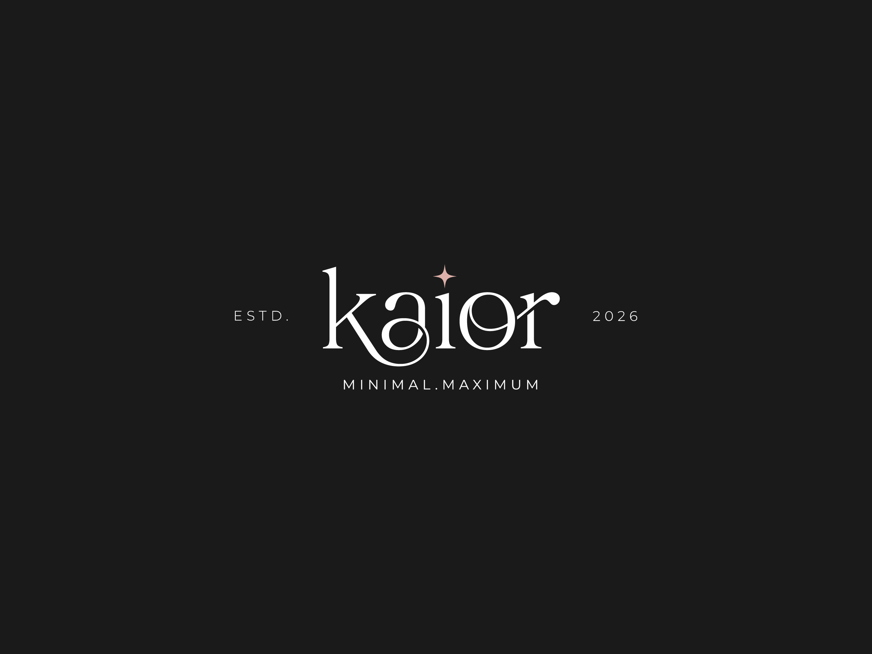 Kaior, Luxury Clothing Brand Design apparel branding clean typography clothing brand logo clothing logo elegant fashion brand identity design graphic design high end fashion logo logo logo designer luxury fashion brand designer minimalist logo modern logo premium street luxury brand streetwear luxury vector