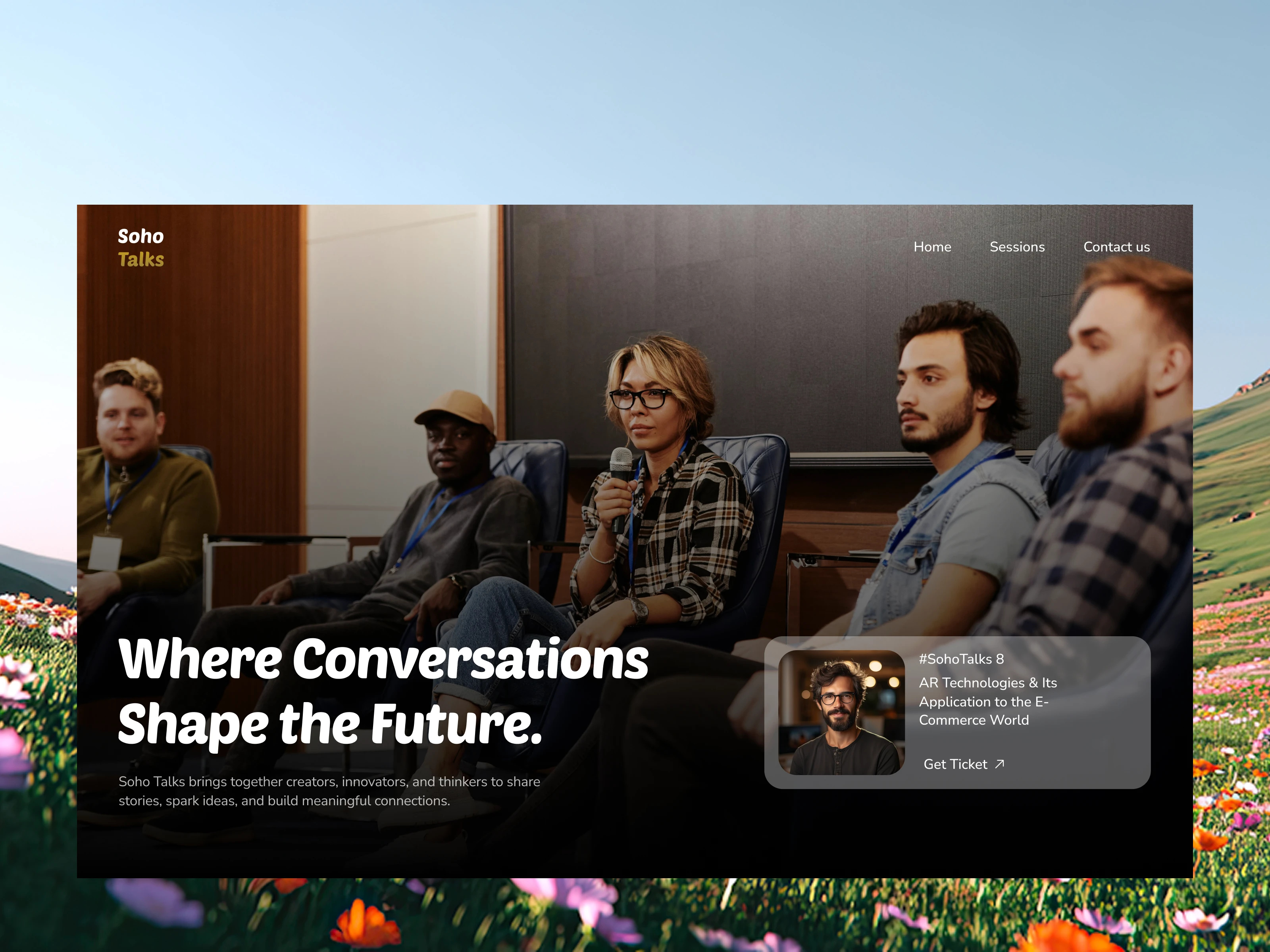 Website Design & Webflow Development for a Networking Event design ui ux webflow website