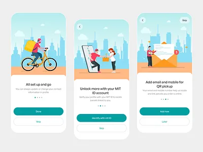 Smart Parcel Delivery Mobile App app design appdesign delivery delivery all design login logistics app mobile app mobile app design onboarding order tracking ui parcel parcel delivery mobile app sign in sign up tracking app ui ui design ux