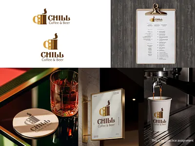 CHILL Logo & Mini brand kit - Practice assignment brand identity branding company logo custom logo graphic design logo logo design