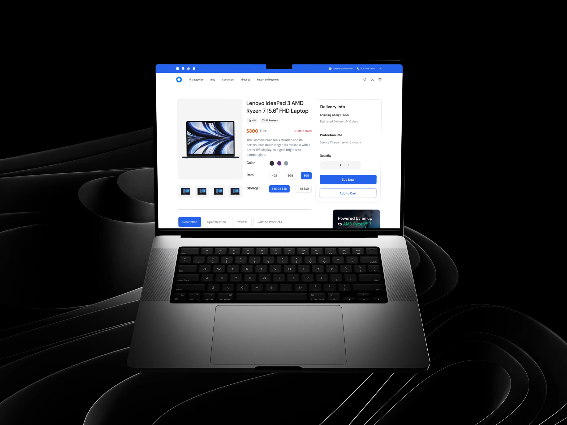 Electronics Store — Conversion-Focused E-commerce Website accessibilitydesign conversiondesign dribbbleshot e commerce gadets interfacedesign landingpagedesign minimal minimalui productdesign ui ux webapp webdesign website