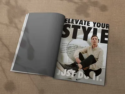 NIKE Ad ad branding design magazine nike photography photoshop print ad