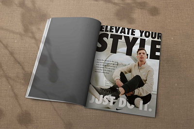 NIKE Ad ad branding design magazine nike photography photoshop print ad