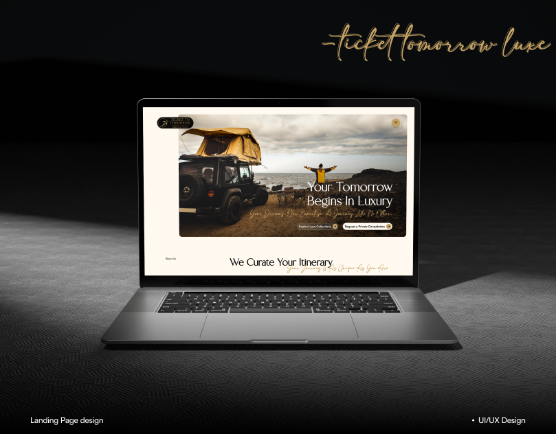 Luxury Travel Website Design & Development figma landing page luxury luxury design sass landing page design travel ui design uiux web design website website design wordpress