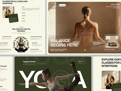 Minimalist Wellness Landing Page app bold branding clean design footer hero homepage landing page layout photography responsive section typography ui ui elements ux website whitespace