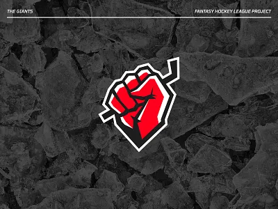 The Giants – Hockey Logo Concept athletics branding graphic design hockey identity illustration logo logo design sports sports branding vector