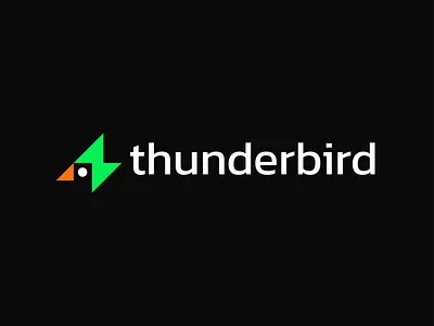 thunderbird bird bird logo bolt electric electric logo electricity fly home logo nest realestate speed thunder