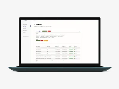 User Panel Application for NLP (AI) ai graphic design nlp ui
