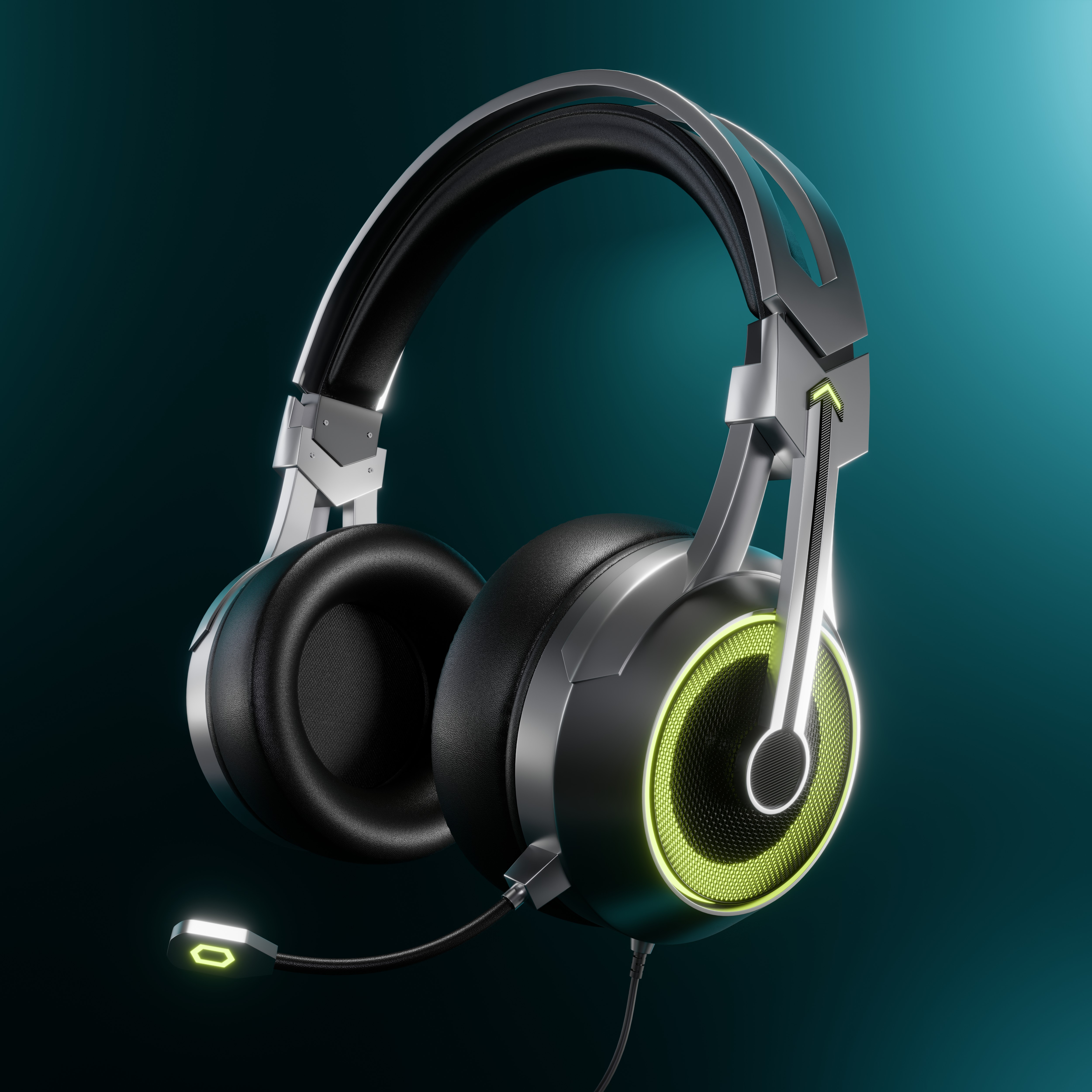 High-poly 3D headphone model concept 3d 3d modeling 3d visualization concept headphones motion design motion graphics product design