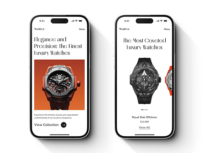 Montres Mobile Design app design interaction design ios ios design mobile mobile design mobile ui ui ui design ui screen ui ux design uiux user interface ux design watch watched