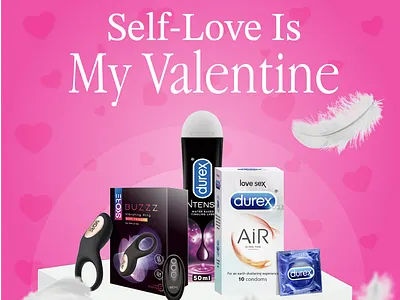 Valentine Theme Creative Ads for Tata 1mg branding graphic design motion graphics