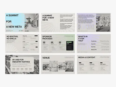 Yield - Deck brand branding colors deck pitch pitch deck typography ui