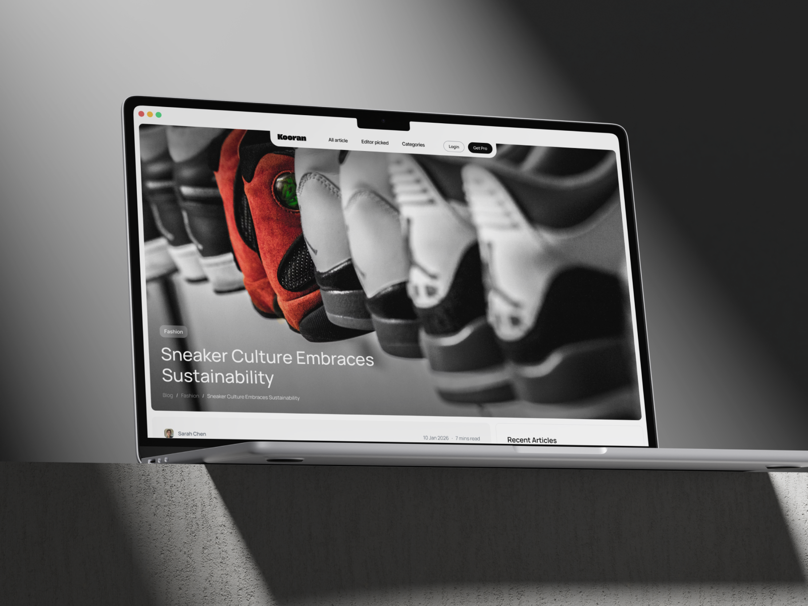 Example of Landing Page And Website Design