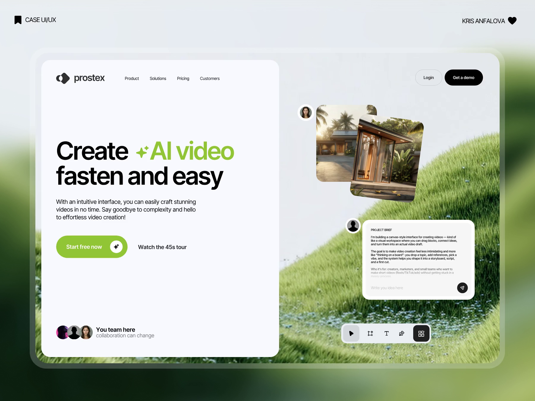 Example of UI Design Concept 