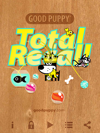 Good Puppy Total Recall android animation app development graphic design ios ui ux