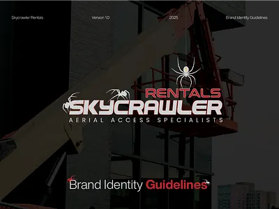 Skycrawler Rentals – Constructing a Powerful Brand Identity brand guidelines brand identity brand identity design branding branding kit design graphic design logo logo design