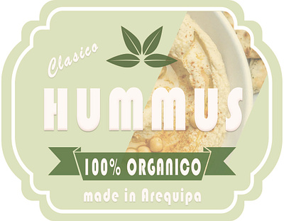 hummus label branding graphic design logo