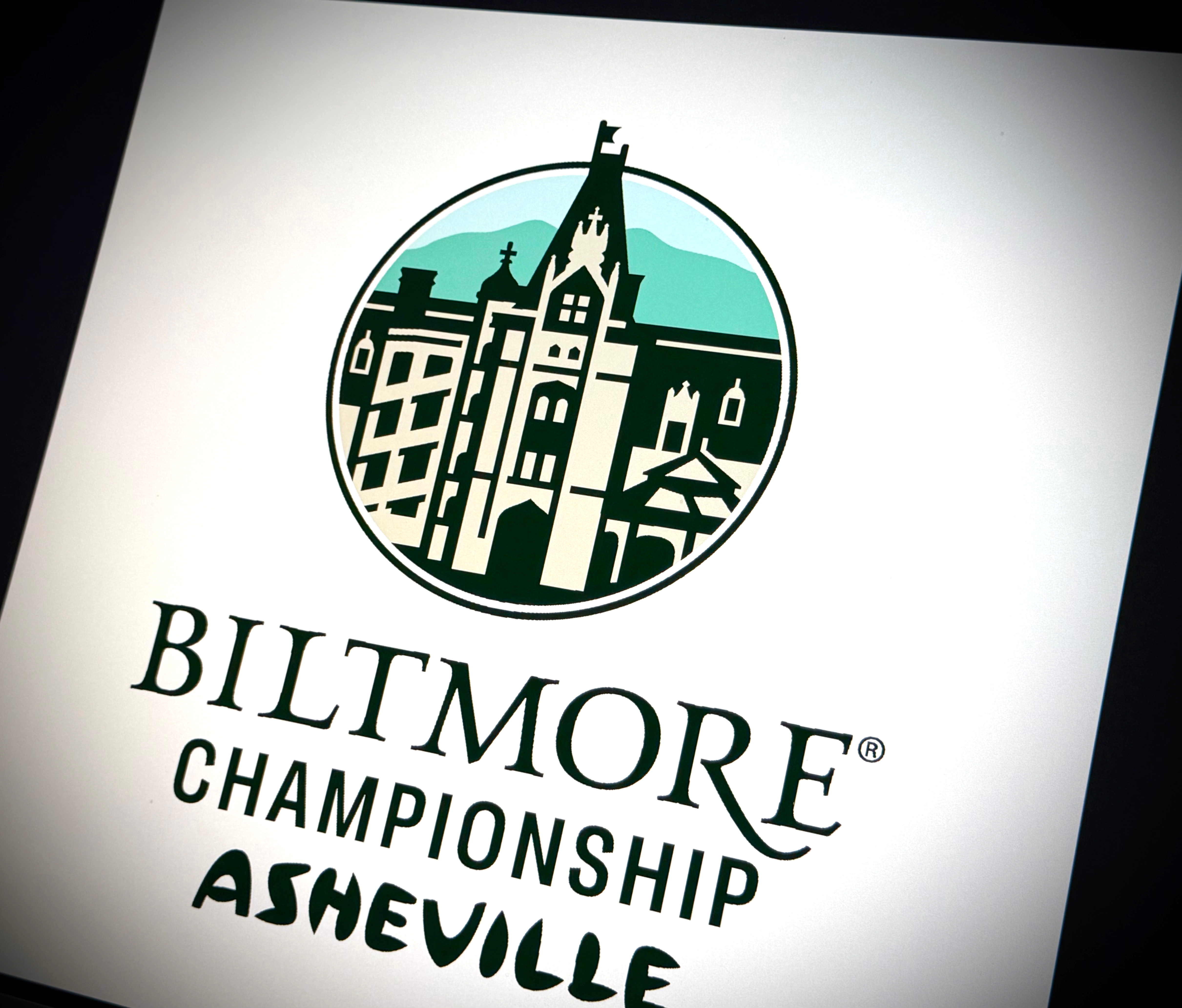 Biltmore Championship Logo Mark Illustrated by Steven Noble artwork branding design engraving etching illustration line art logo mark scratchboard steven noble visual identity