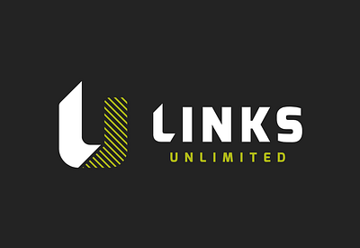 Links Unlimited Logo Refresh 2d brand brand design branding design golf graphic design identity illustrator logo look space vector