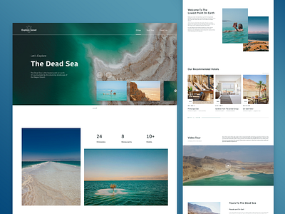 IL tourism website design graphic design ui ux