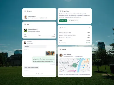 Order Components chat component dashboard figma invoice kit map profile saas ui