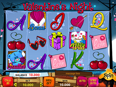 Happy Valentine's Day!!! Check our slot game "Valentine’s Night" gambling gambling art gambling design game art game design game designer game reels graphic design love slot love themed main ui slot art slot design slot machine slot machine graphics slot machine reels slot reels valentines day valentines slot