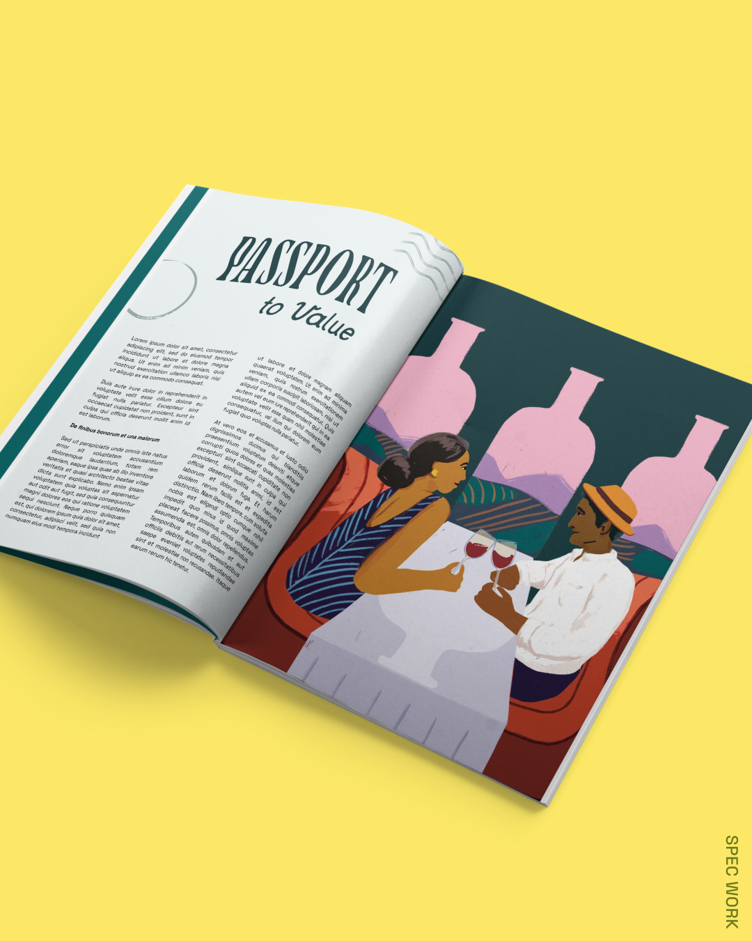 Digital Magazine Illustration brief digital illustration editorial illustration spec work