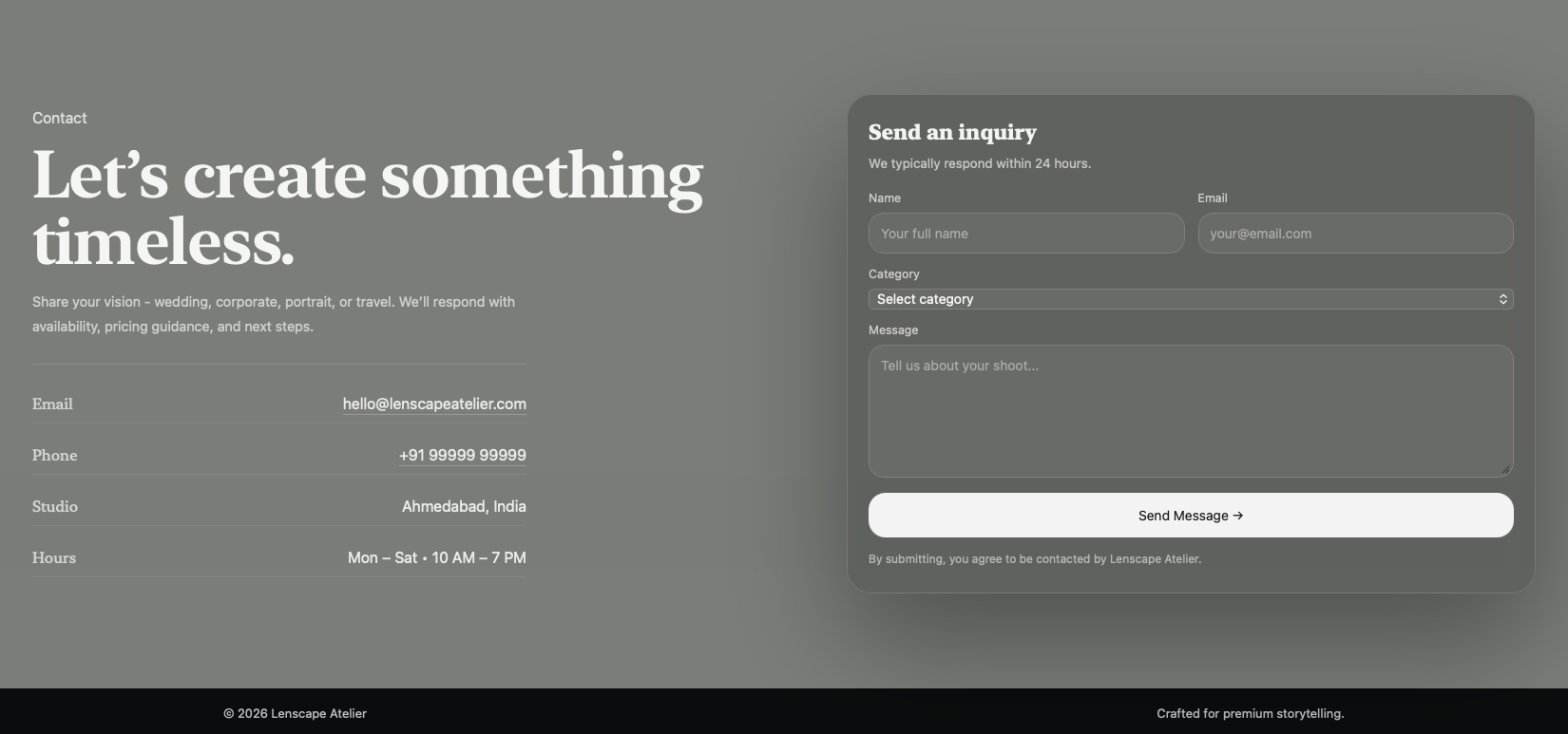 Example of Minimalistic Design   Dark & Light Theme