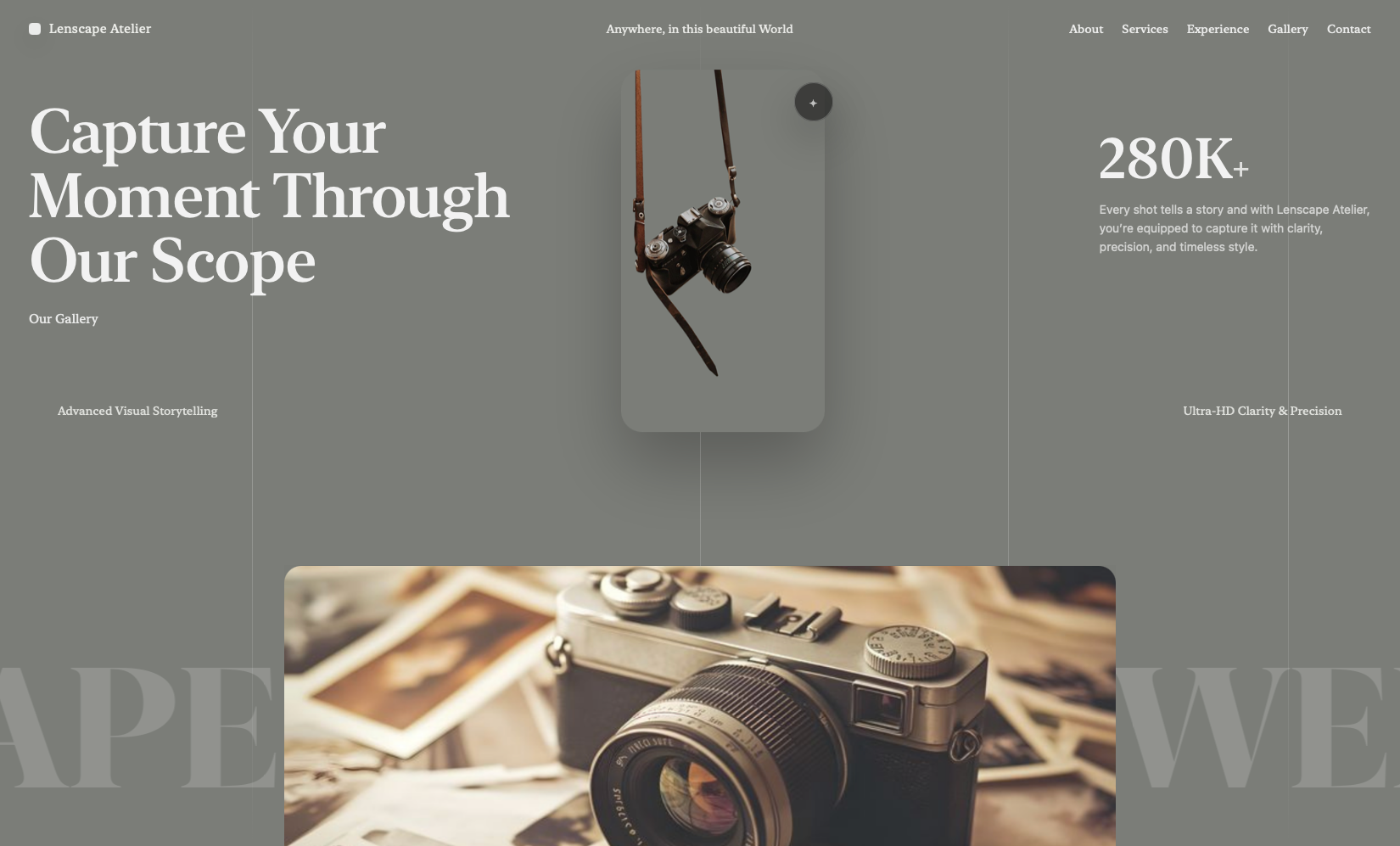 Example of Minimalistic Design   Dark & Light Theme