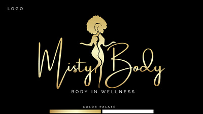 Misty Body Logo Design(Body in Wellness) beauty logo body cosmetics cosmetics logo graphic design logo logo design signature logo