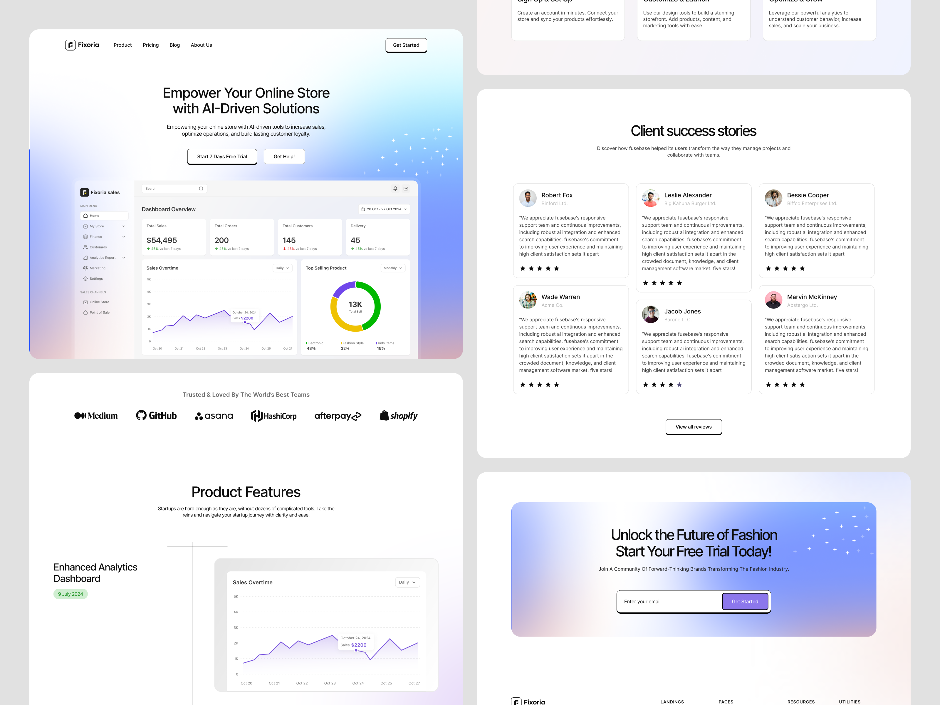 Example of Landing Page Design