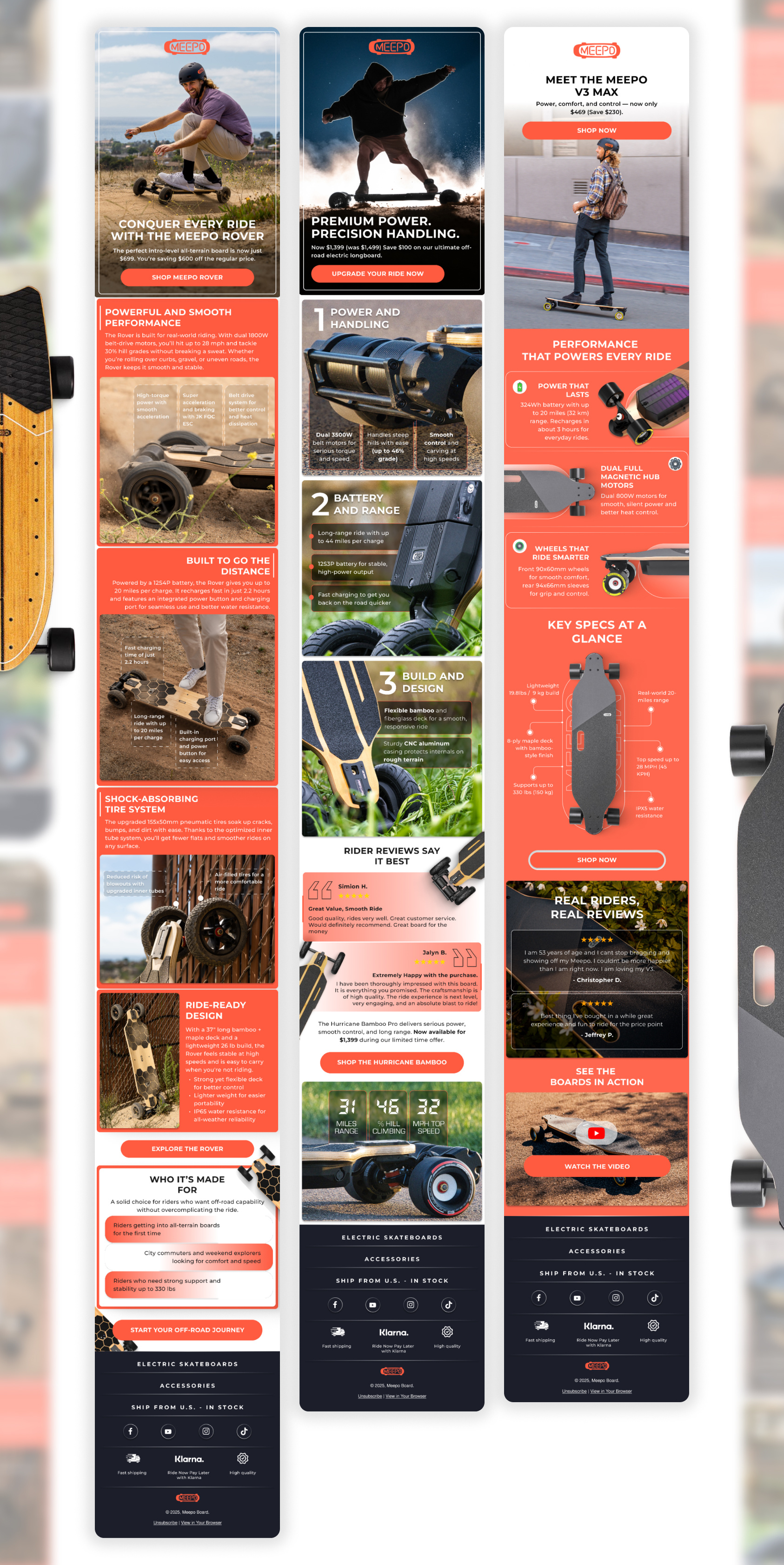 Example of High Impact Email Campaign Design