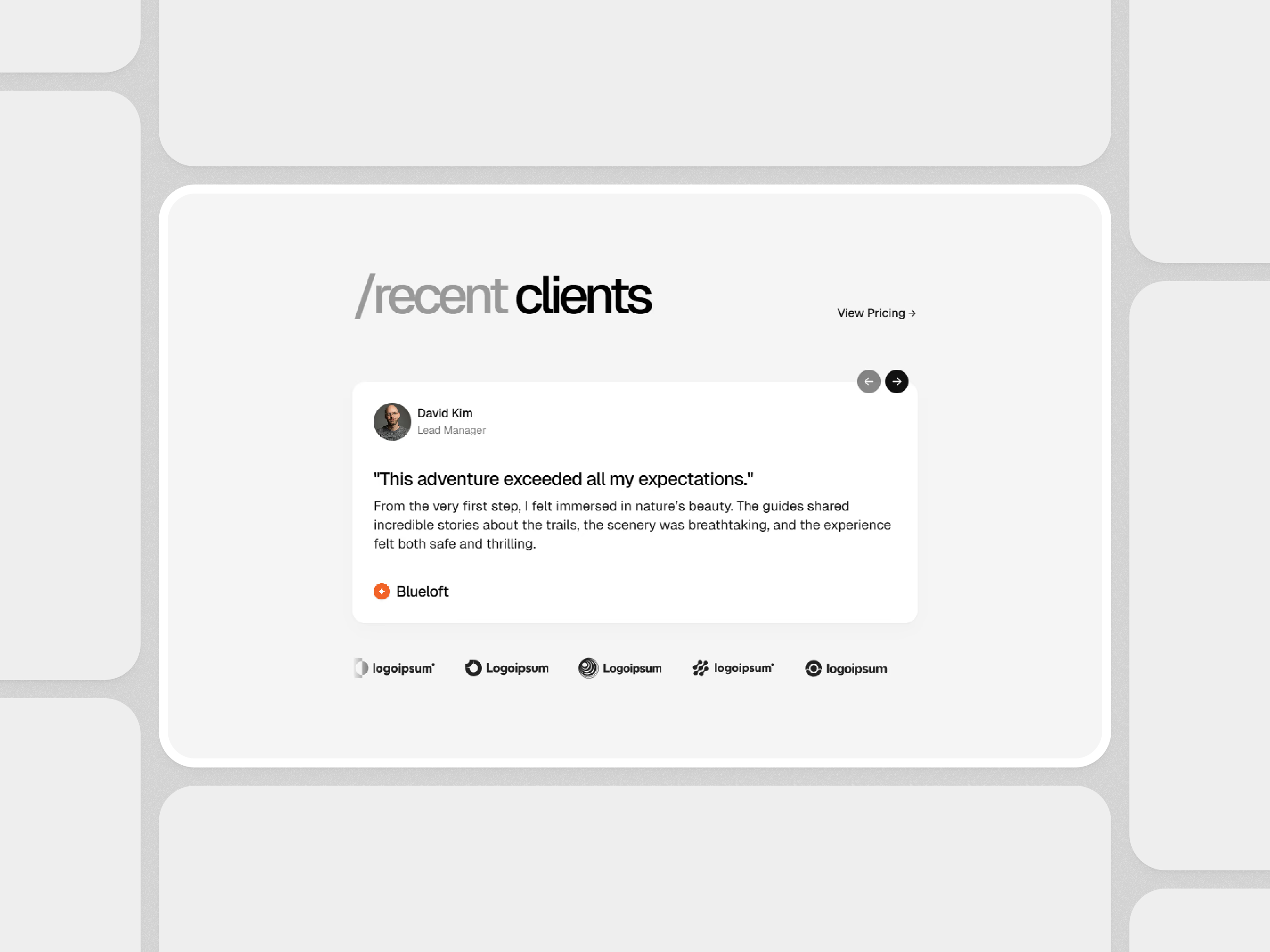 Framer Testimonial Section Component - Framify Design design framer framer component framer component library framer development framer template framer templates framer testimonial framer testimonial section framer website testimonial testimonial card testimonial section testimonial section ui ui web design