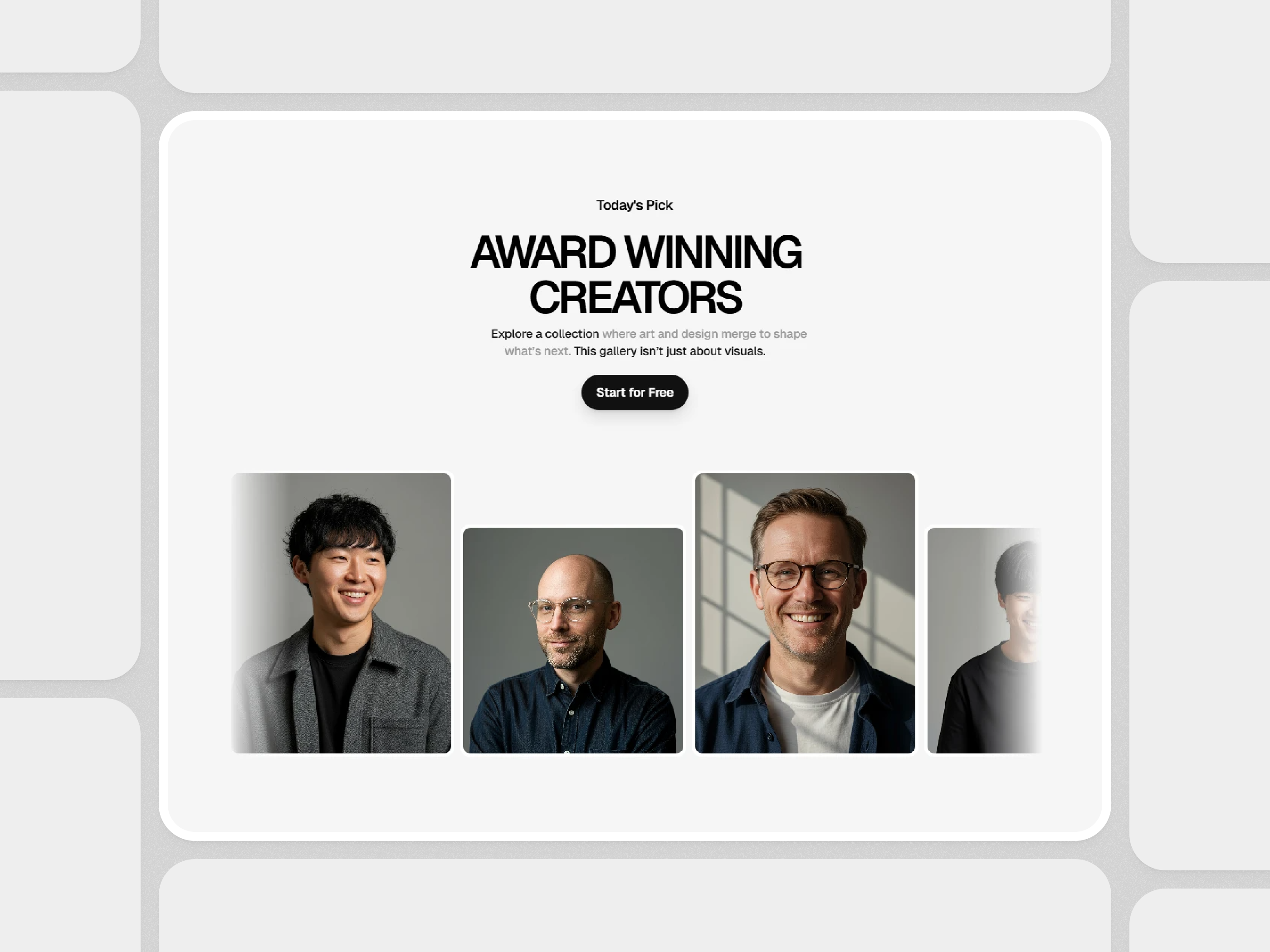 Framer Gallery Section Component - Framify Design framer framer component library framer development framer gallery framer gallery section framer template framer templates framer website gallery gallery design gallery section gallery ui design