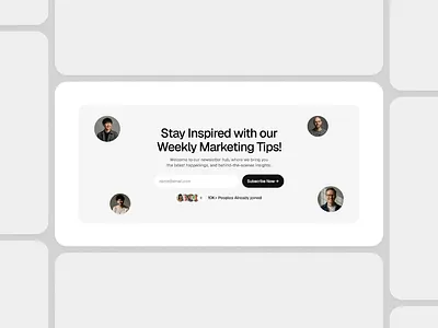 Framer Newsletter Section Component - Framify Design design framer framer component library framer development framer newsletter framer newsletter section framer template framer templates framer website newsletter newsletter form newsletter section ui newsltter section web design