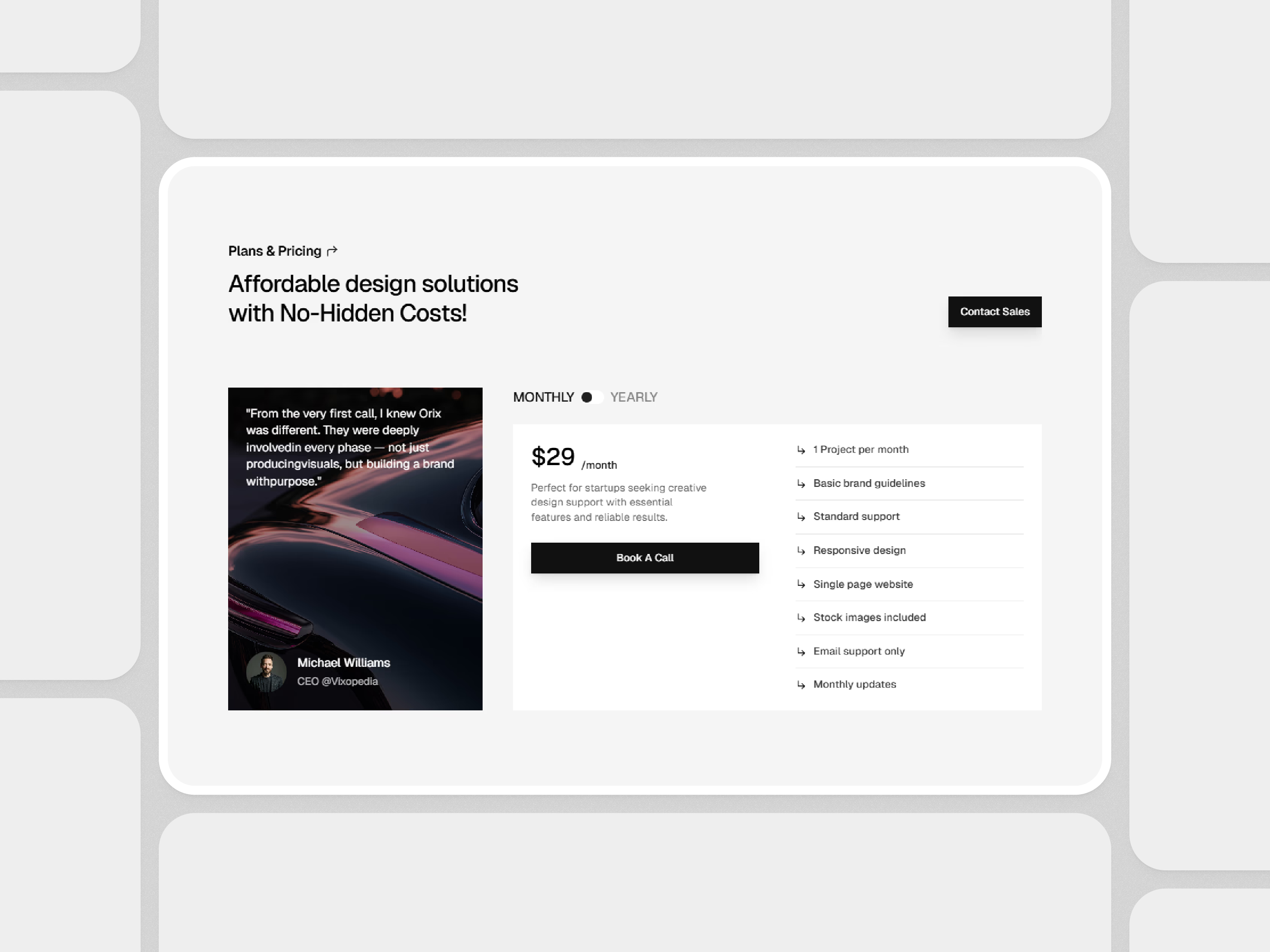 Framer Pricing Section Component - Framify Design framer framer component library framer components framer development framer pricing section framer template framer templates framer website pricing card pricing card ui pricing table pricing ui ui component