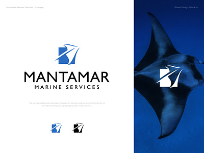 Manta Ray boat boating boatmanagement logo manta manta ray marine marine life marine services maritime nautical ocean