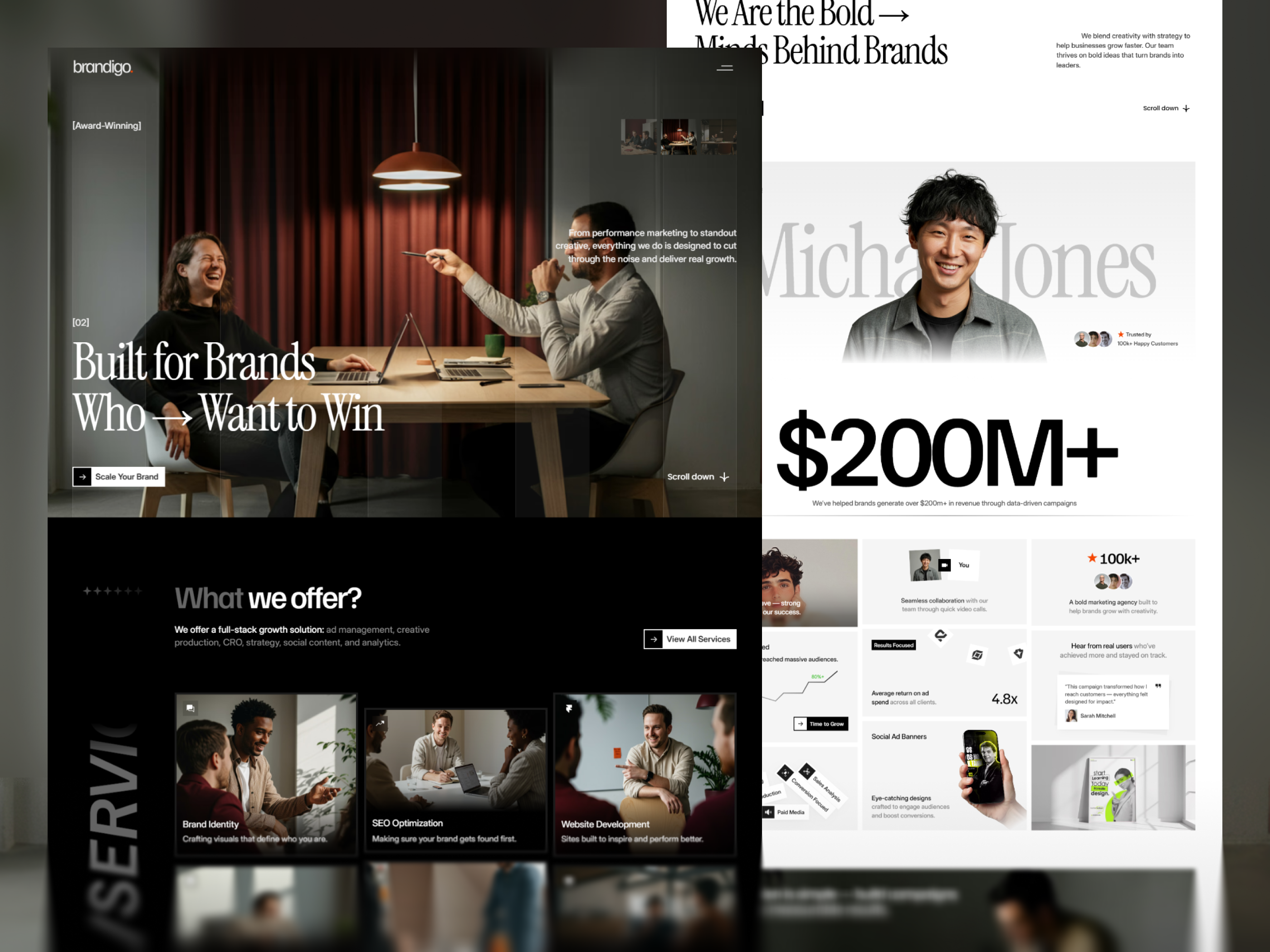 Example of Framer Website Design + Development