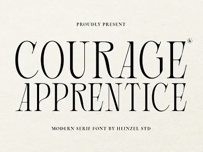 Courage Apprentice Font beautiful font best font best seller font branding branding font canva font cricut font cursive font design display font graphic design headline font illustration magazine font modern font packaging retro font serif font ui wedding font