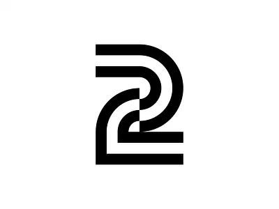 Number 2 36 days of logo alphabet logo design brand identity branding design designer dook dookmn graphic design logo logo challenge logo concept logo exploration logo inspirations logodesign logomark mark mongolia number 2 symbol