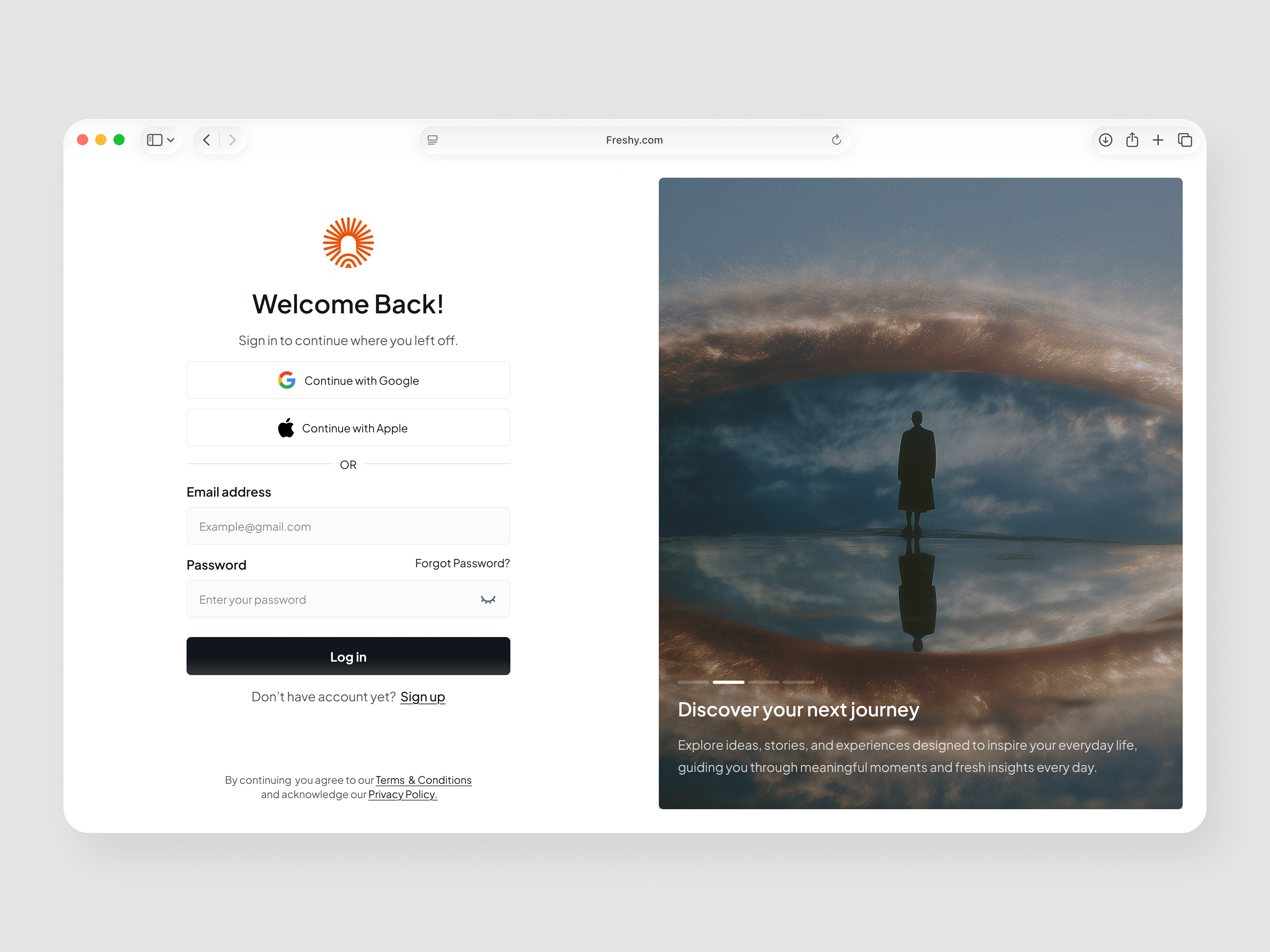 Example of Website Design/Redesign