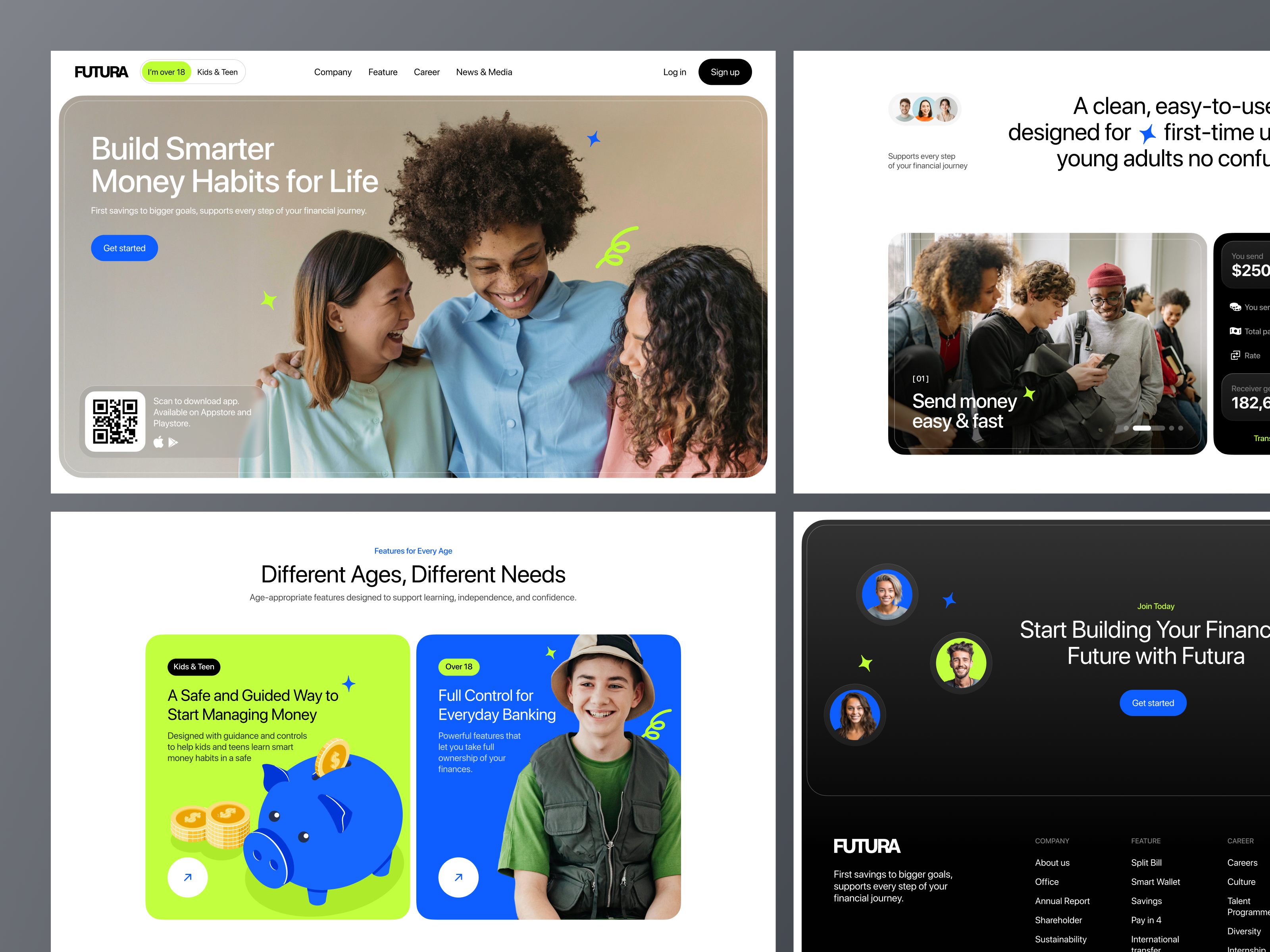 Example of Modern Minimalist Website Design