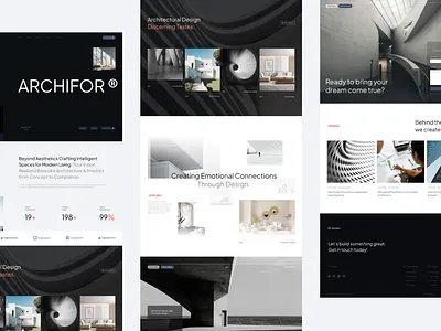 Architecture and interior design architecture design graphic design interior design typography ui website